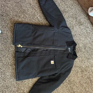 Carhartt Black Jacket with Gold Accents